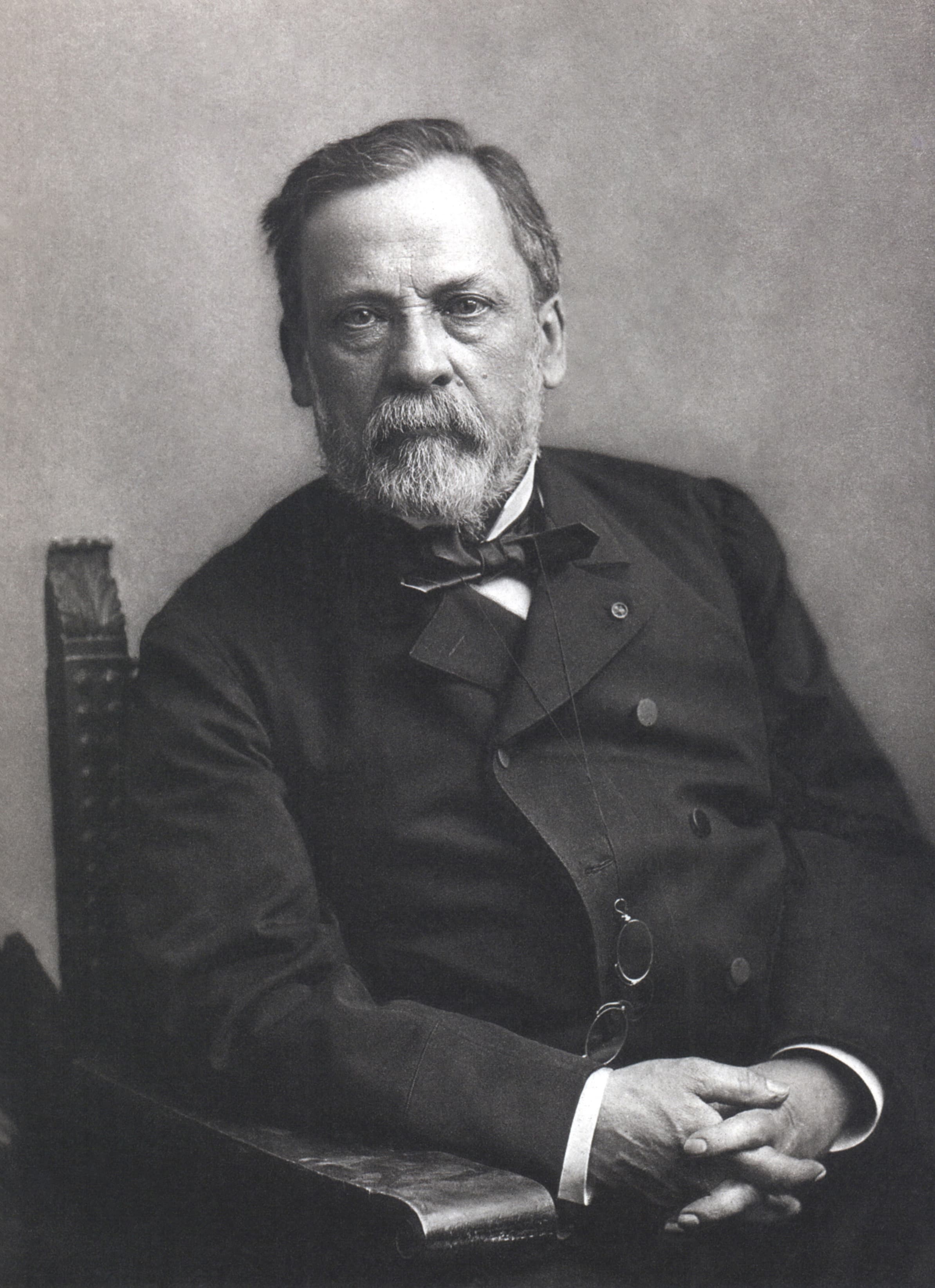 Portrait of Louis Pasteur in later life.